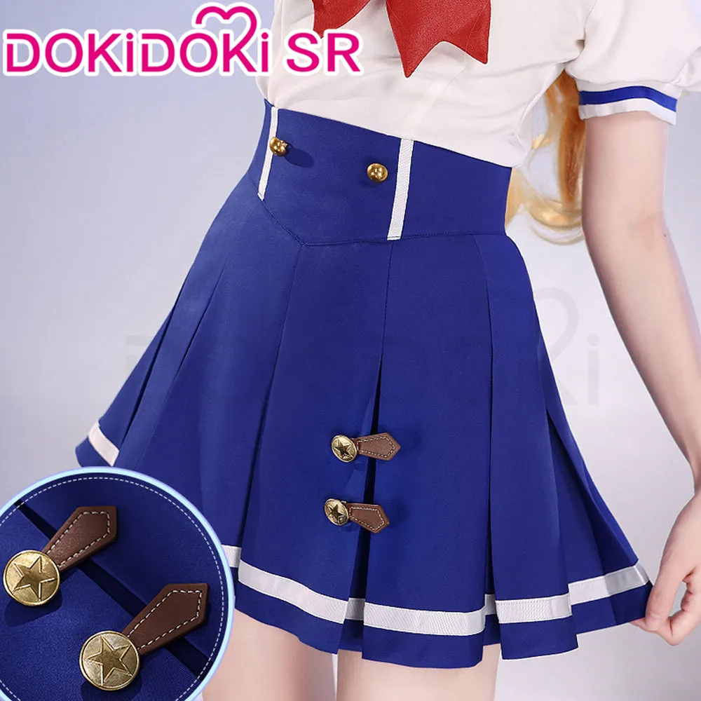 DokiDoki-SR Anime Aikatsu! Idol Activity Cosplay Hoshimiya Ichigo Costume Summer Uniform