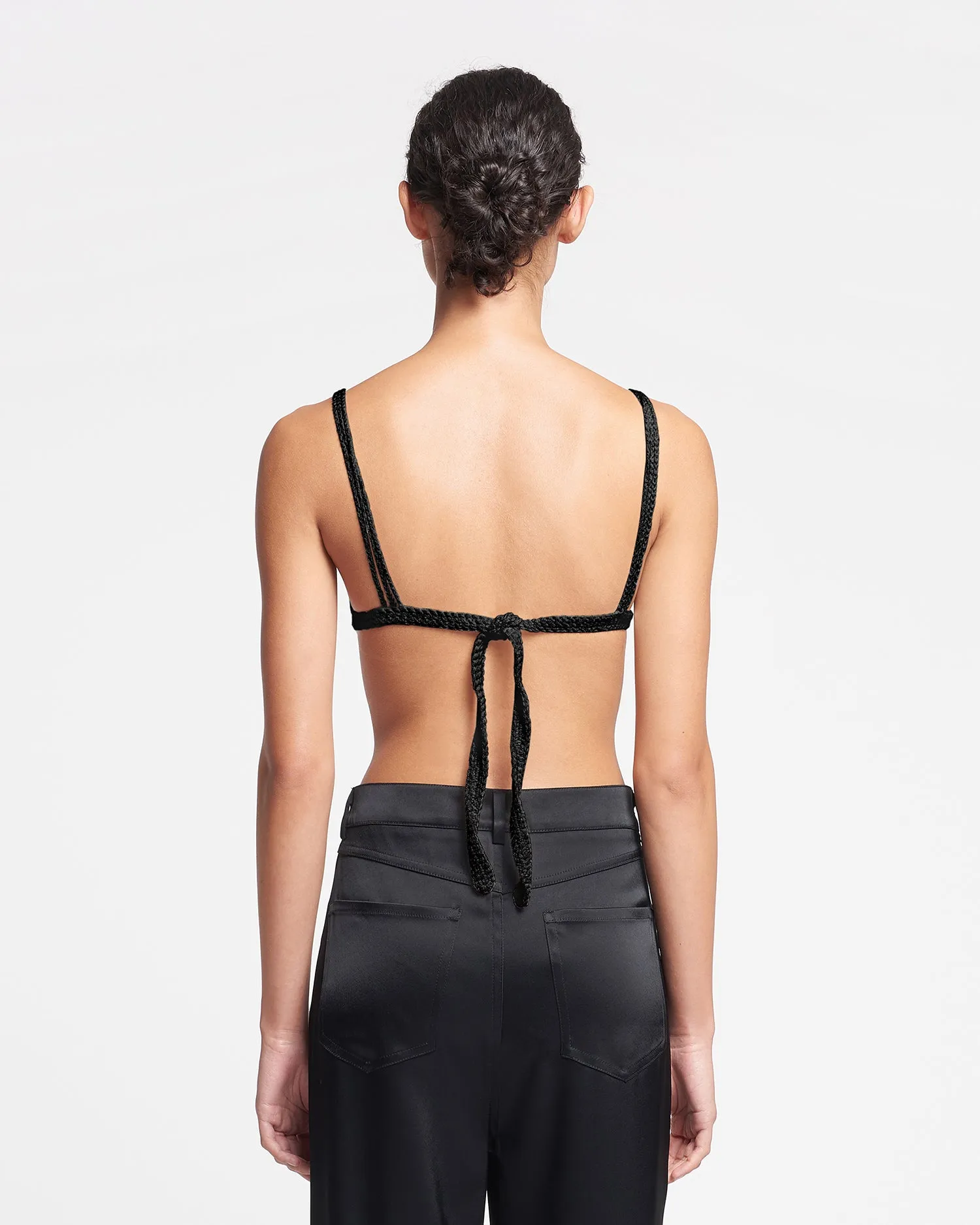 Ellison - Crochet Bra - Black