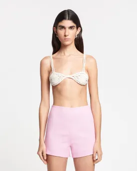 Ellison - Crochet Bra - Off White