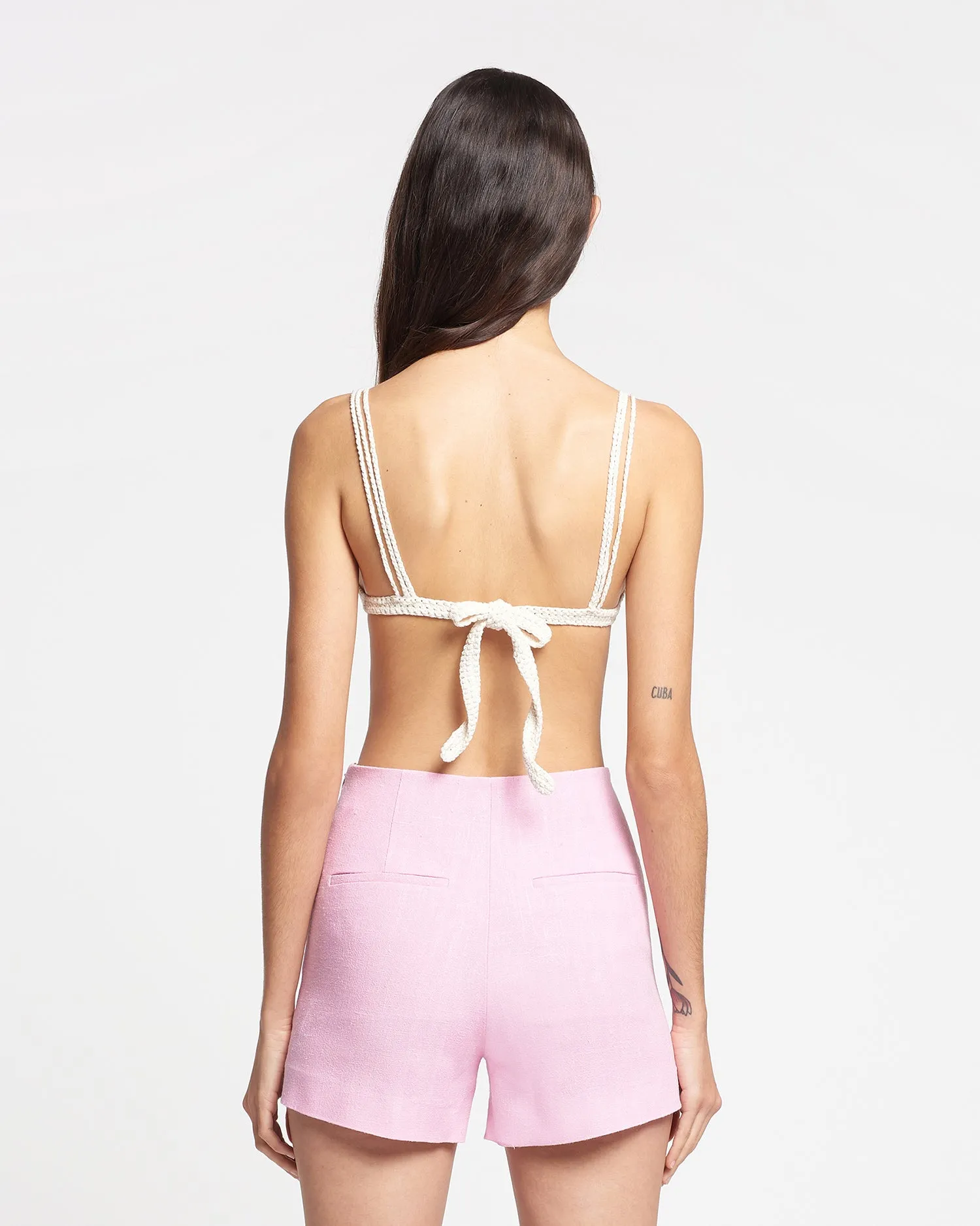 Ellison - Crochet Bra - Off White