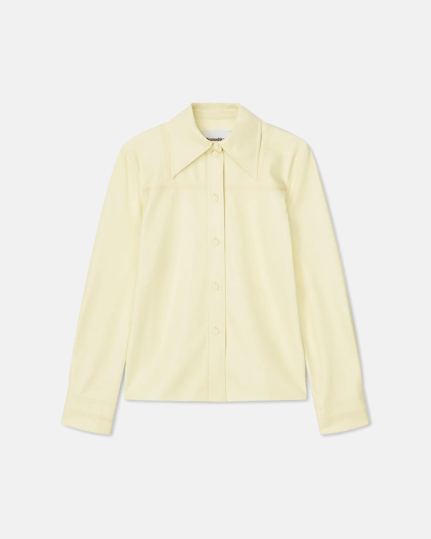 Estella - Sale Okobor™ Alt-Leather Shirt - Moon