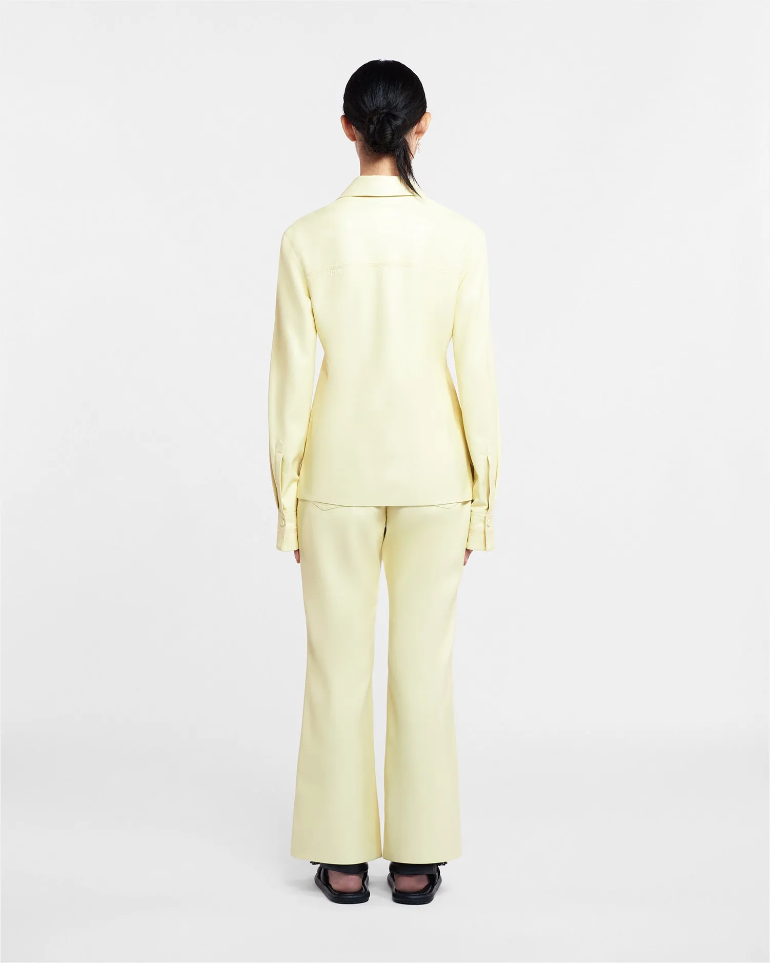 Estella - Sale Okobor™ Alt-Leather Shirt - Moon