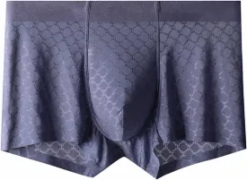 Evankin Mens Ice Silk Mesh Boxer Briefs Breathable Cool Underwear Low Rise Stretch Boxers