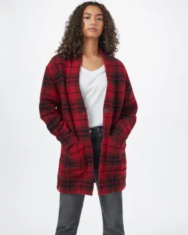 Flannel Cocoon Cardigan