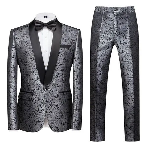 Floral Elegance Suit Set