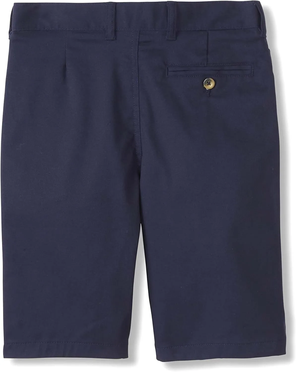 French Toast Boys' Adjustable Waist Stretch Flat Front Shorts (Standard & Husky) for School Uniform