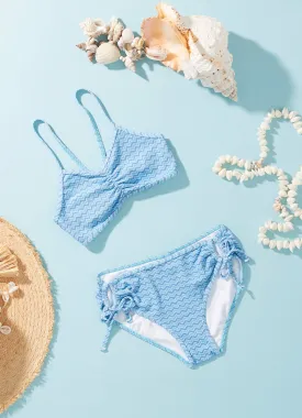 Girls Vanuatu Tie Feature Bikini  - Zig Zag