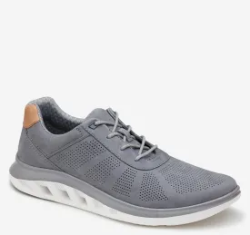 Johnston & Murphy Mens Active U-Throat Shoes in Gray Nubuck Leather
