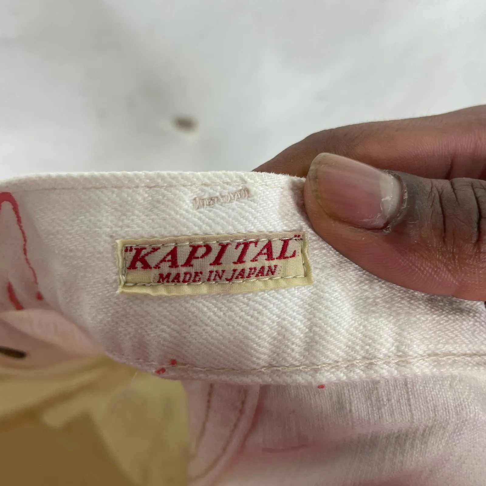 Kapital Straight Painter Pants