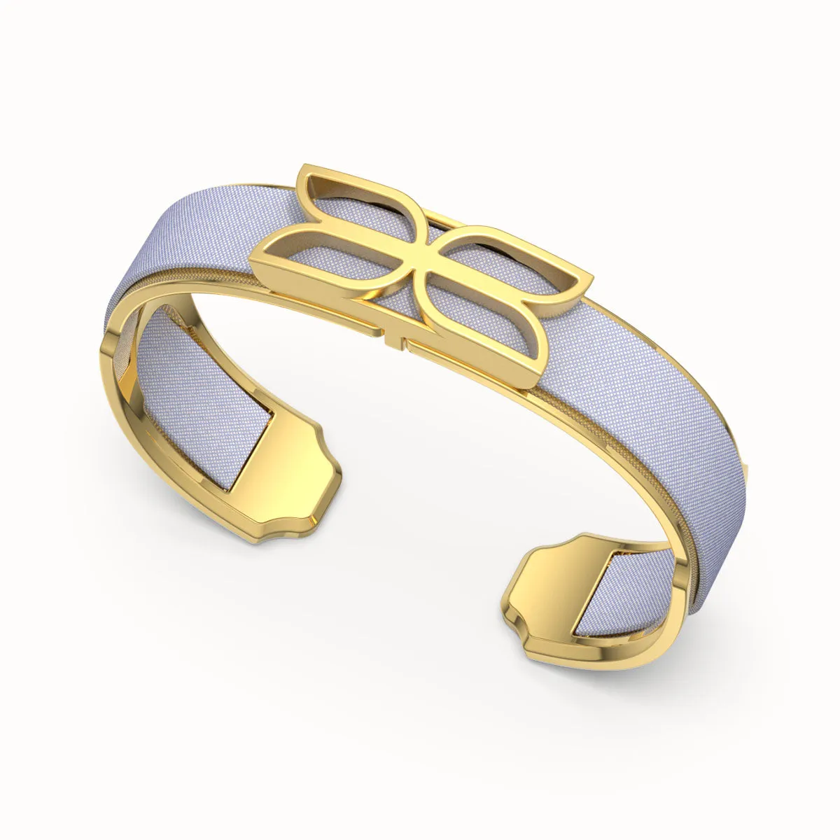 Kawung Silk Cuff - Shophouse Mauve