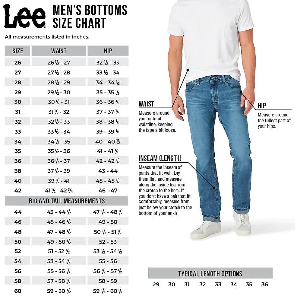Lee Brooklyn Mens Denim Jeans - Black