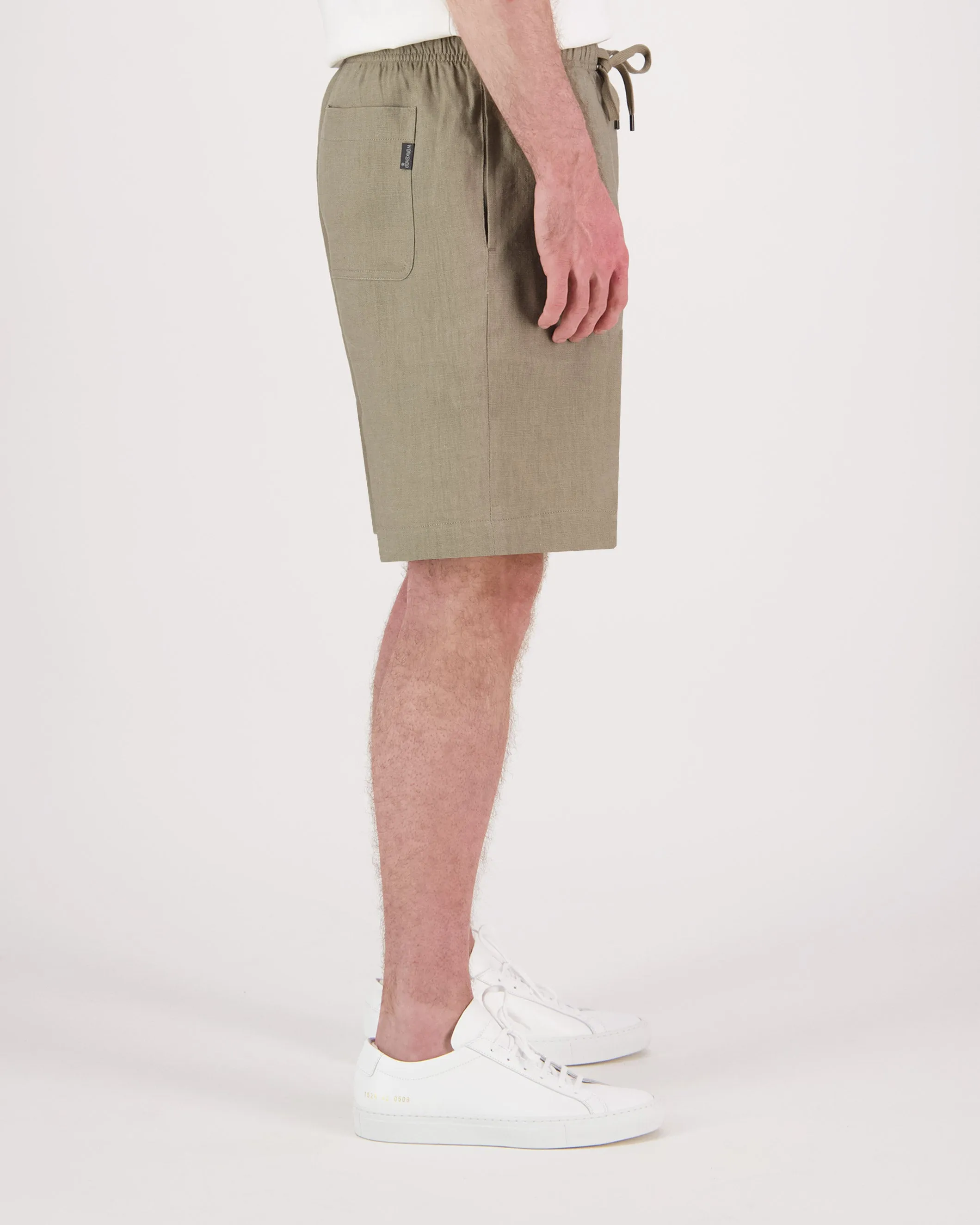 Linen Drawstring Short