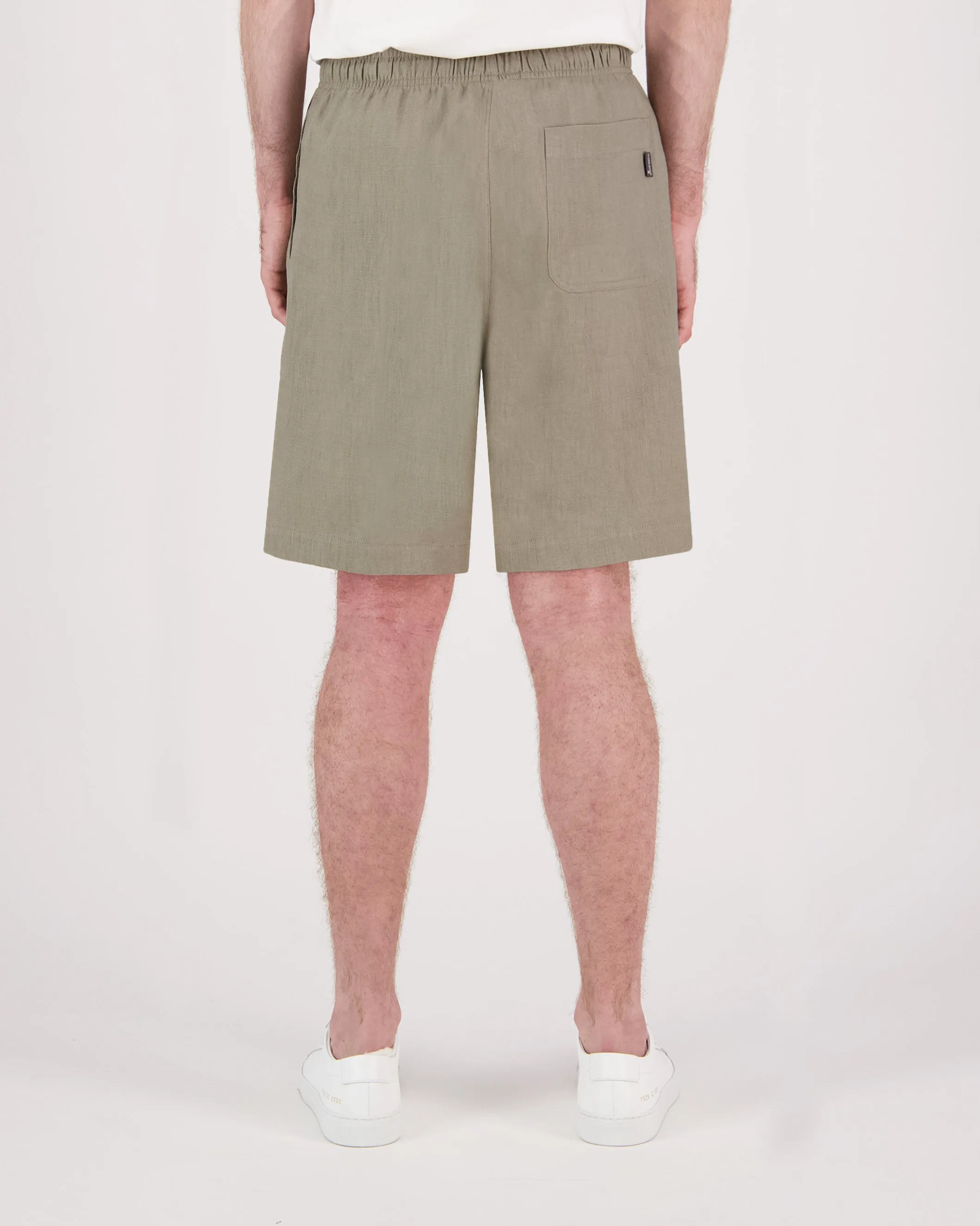 Linen Drawstring Short