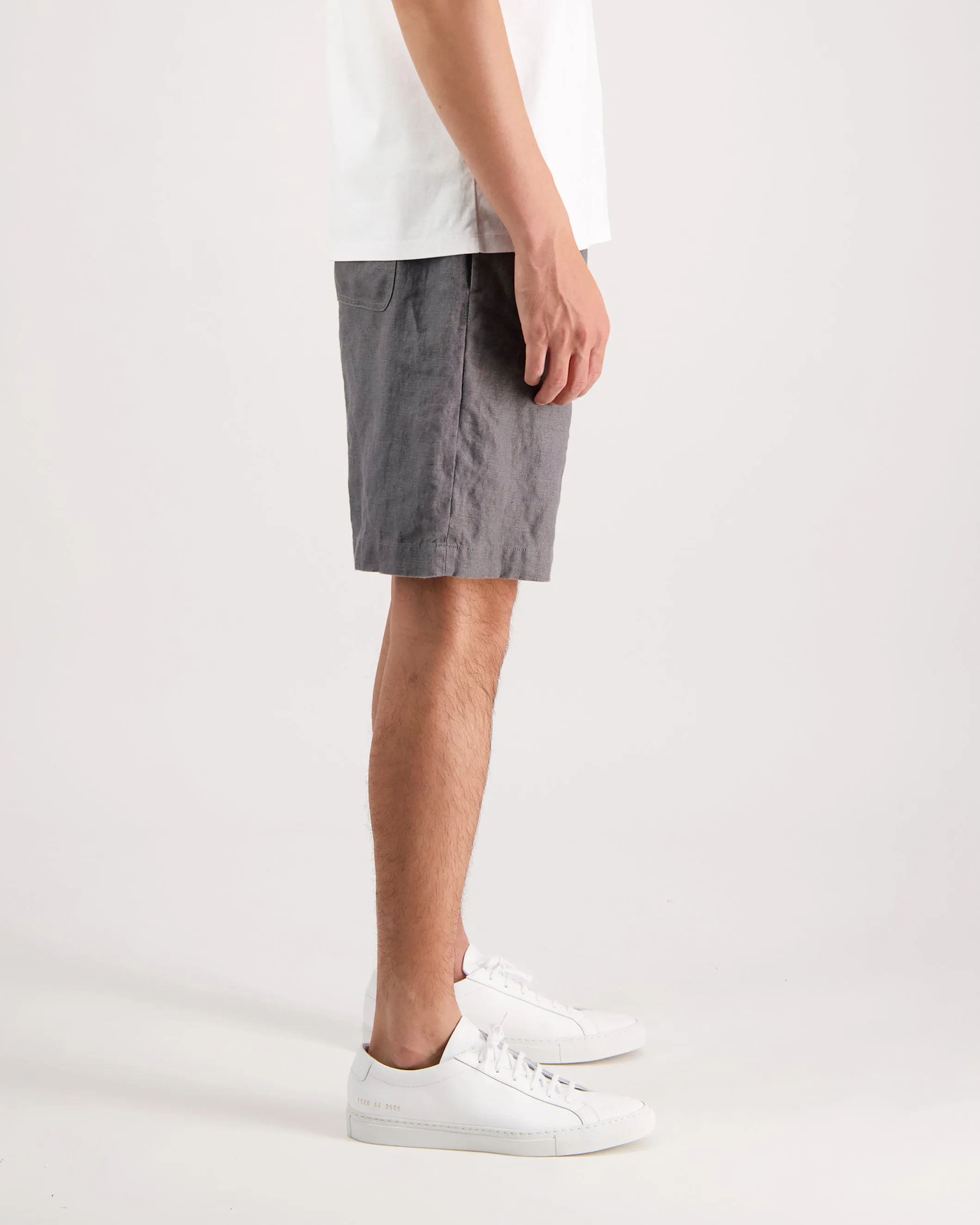 Linen Drawstring Short