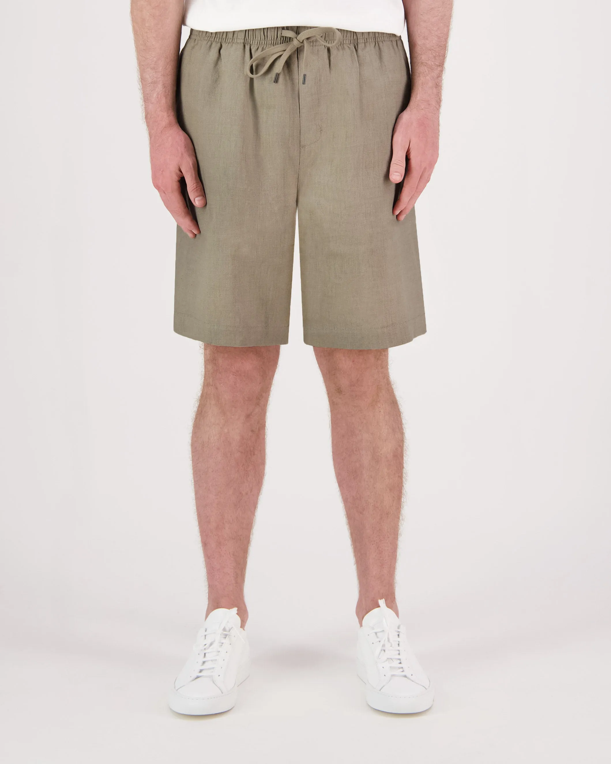 Linen Drawstring Short