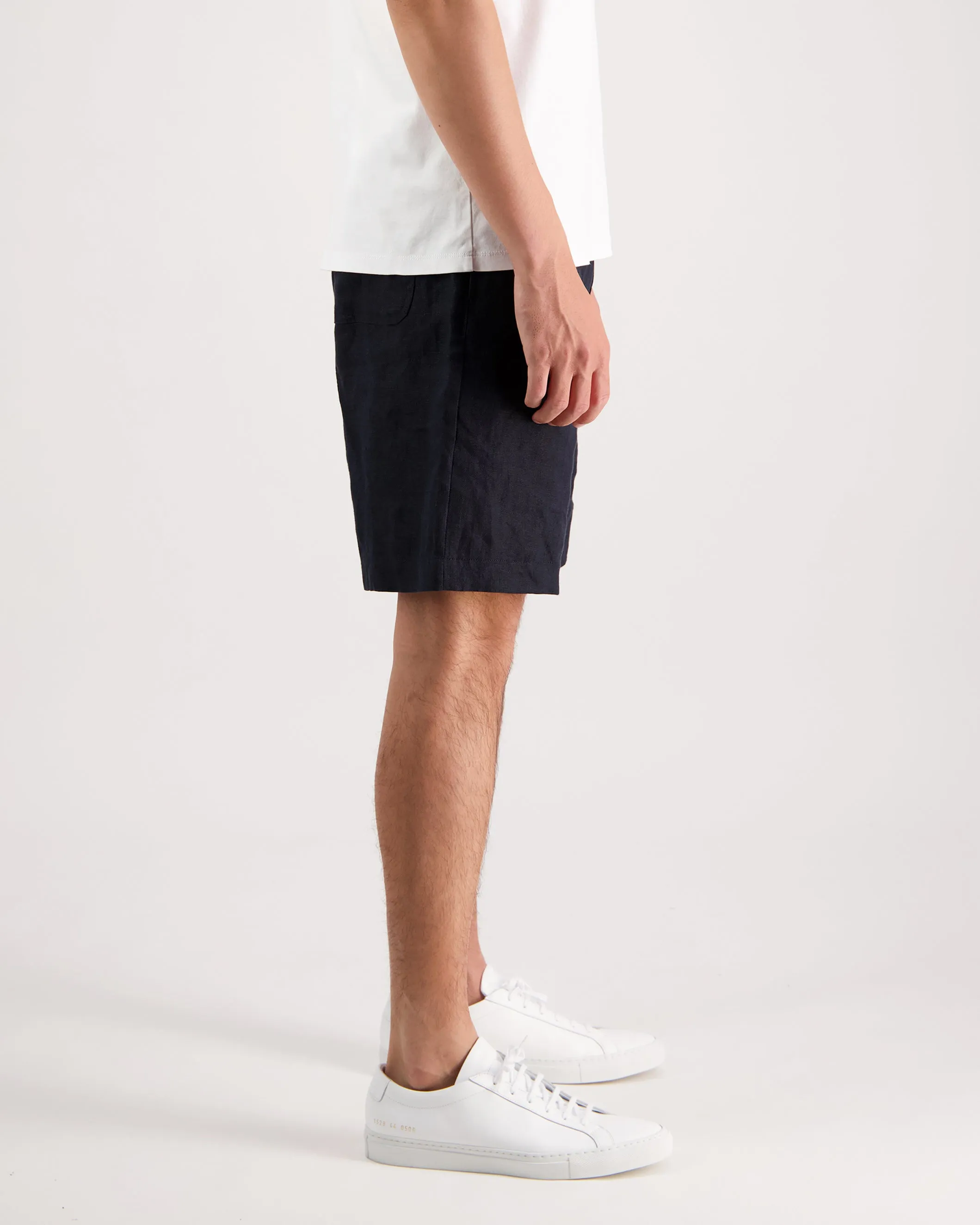Linen Drawstring Short