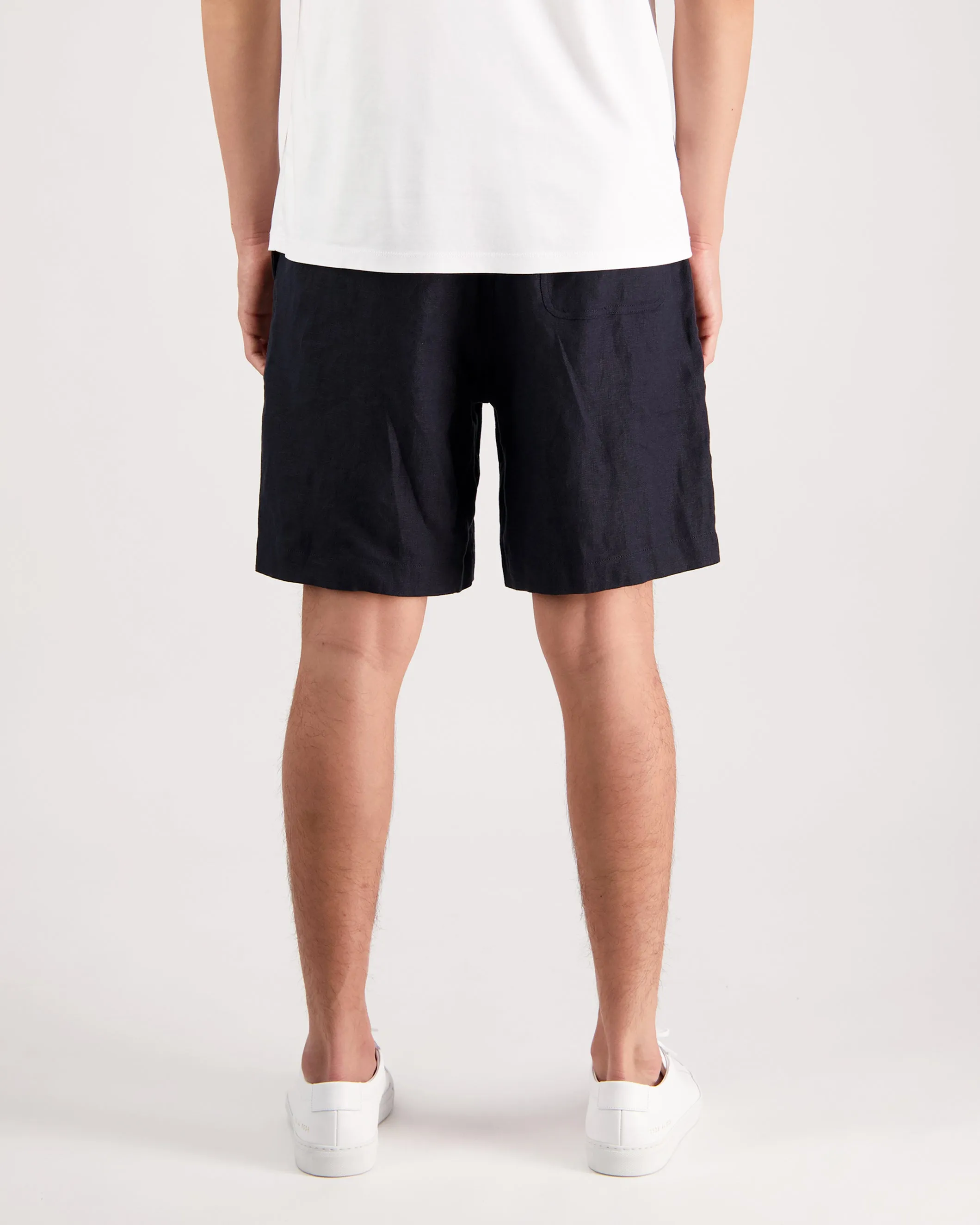 Linen Drawstring Short
