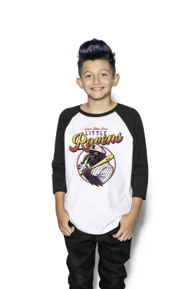 Little Raven - Child's Baseball Tee