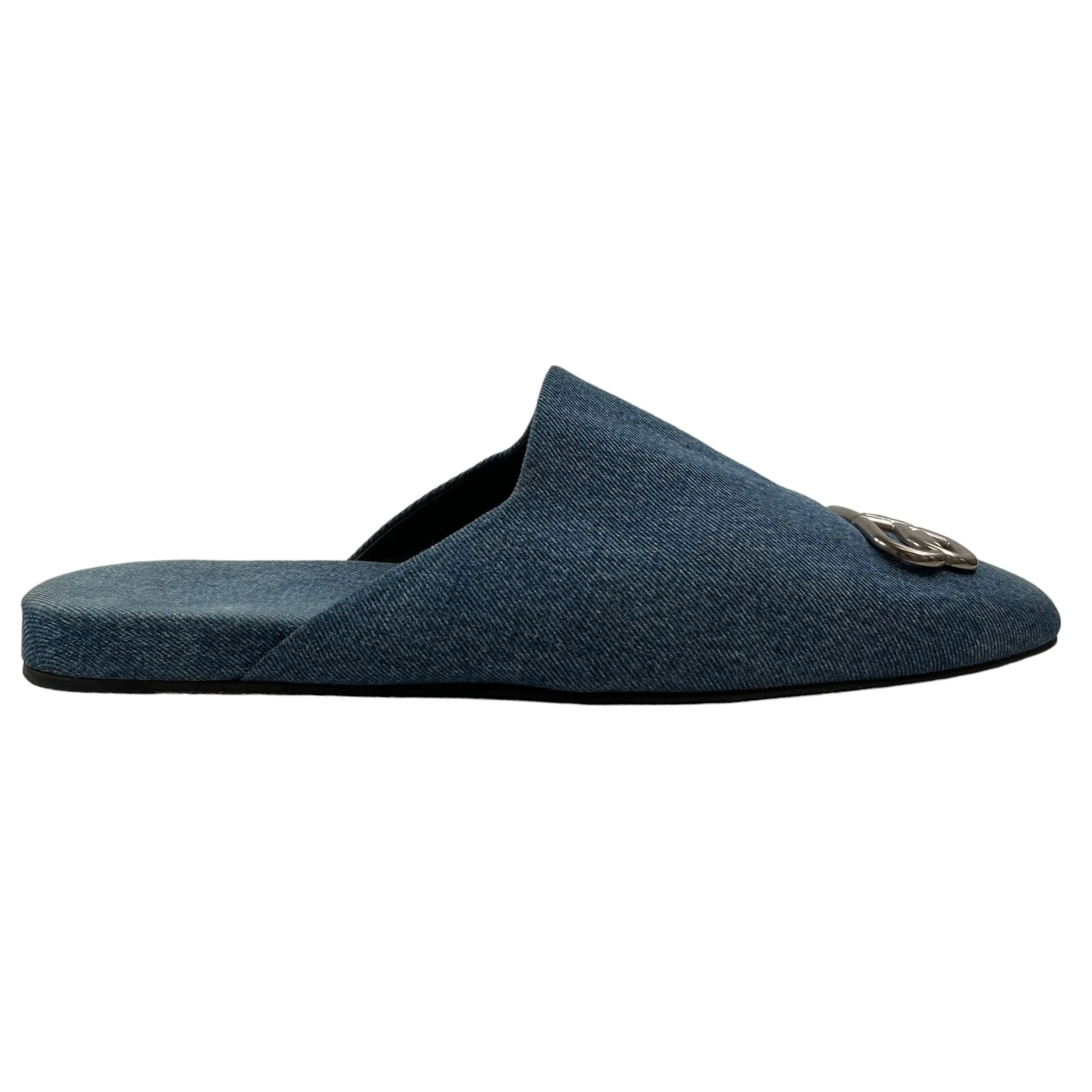 Men's Bb Denim Slides Blue Size EU 45 / UK 11
