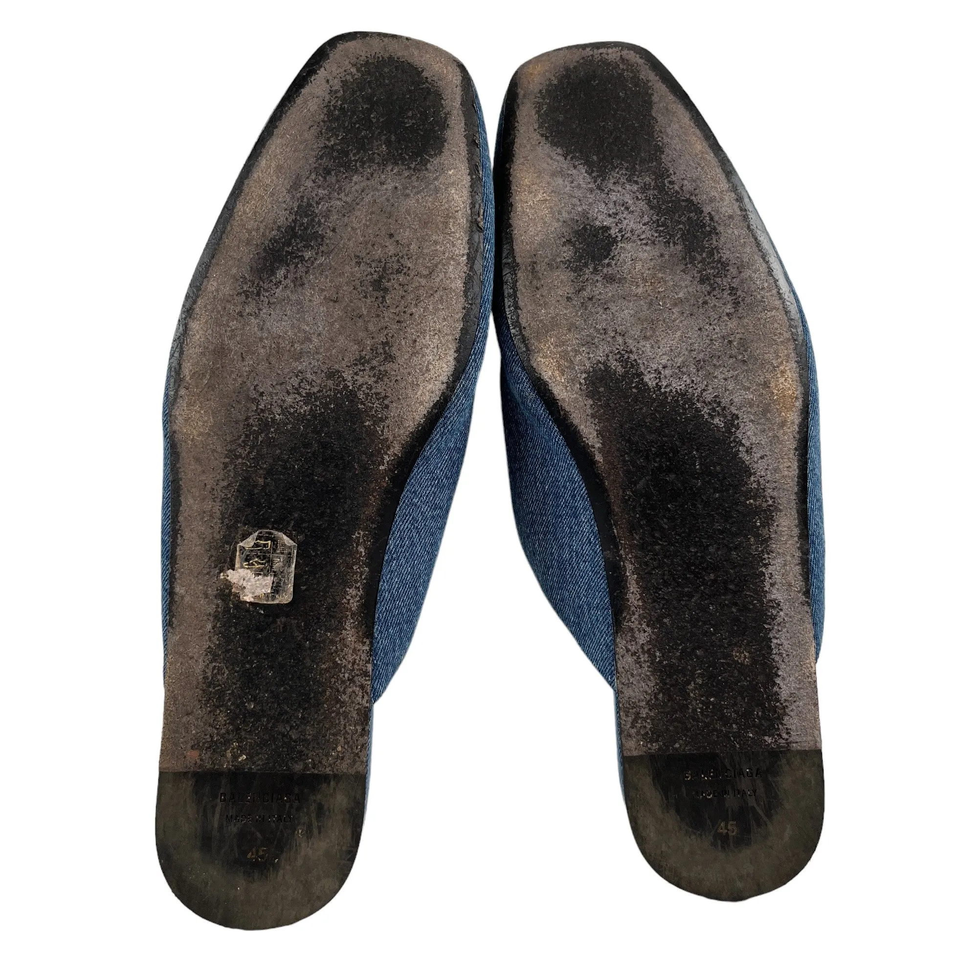 Men's Bb Denim Slides Blue Size EU 45 / UK 11