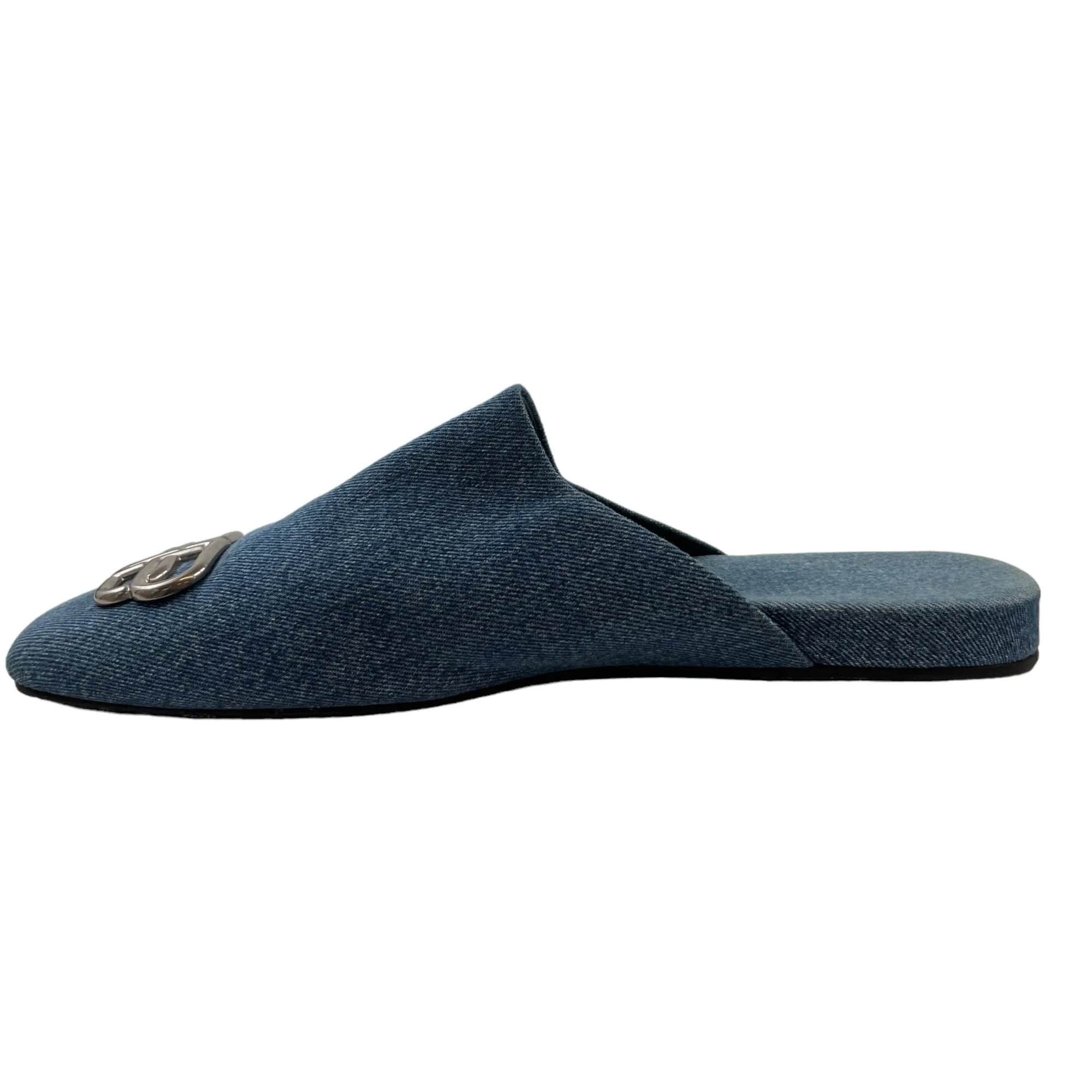Men's Bb Denim Slides Blue Size EU 45 / UK 11