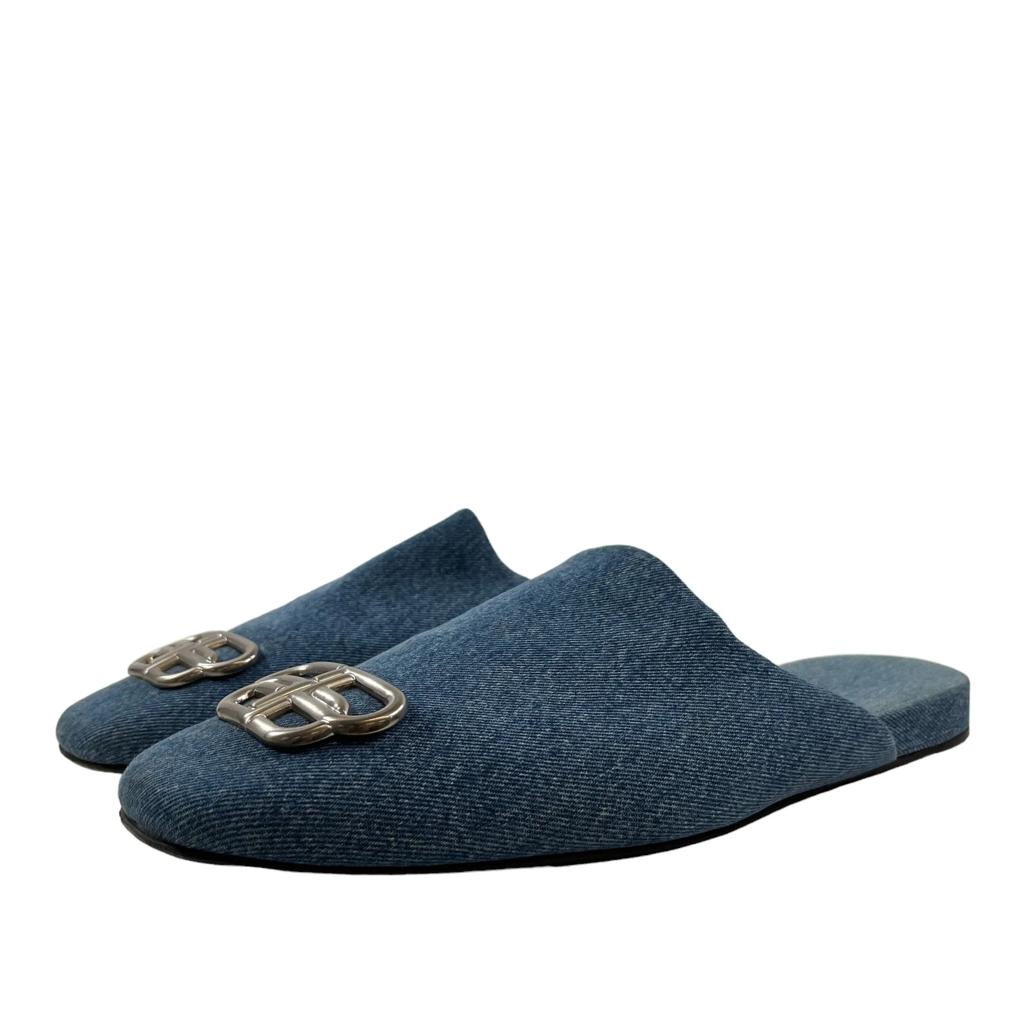 Men's Bb Denim Slides Blue Size EU 45 / UK 11
