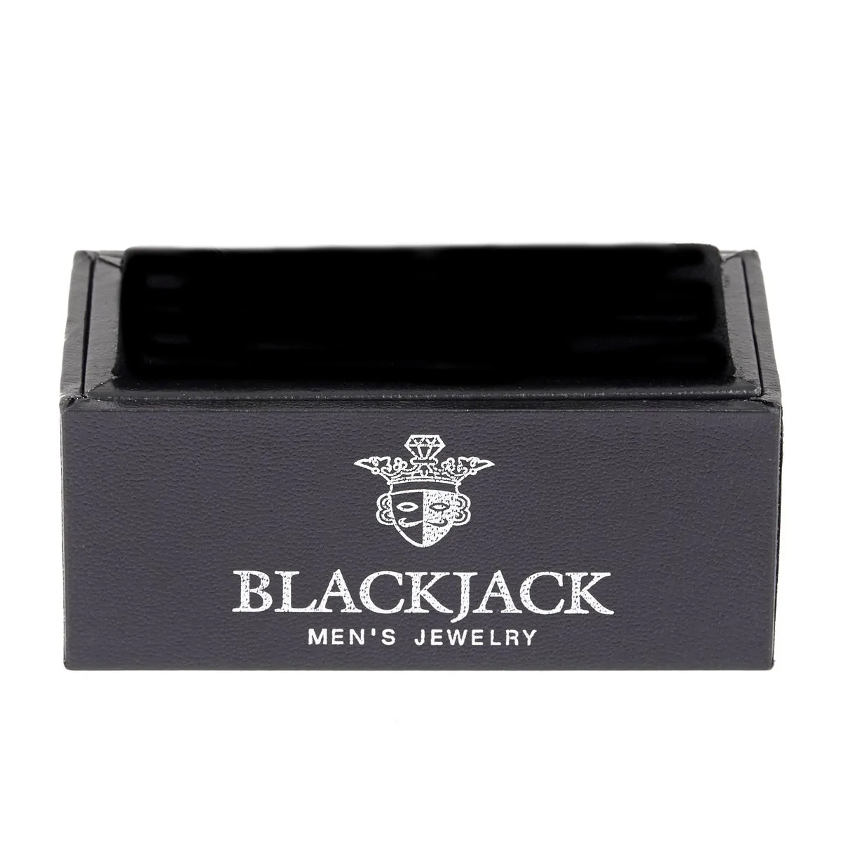 Mens Black Stainless Steel Tie Clip