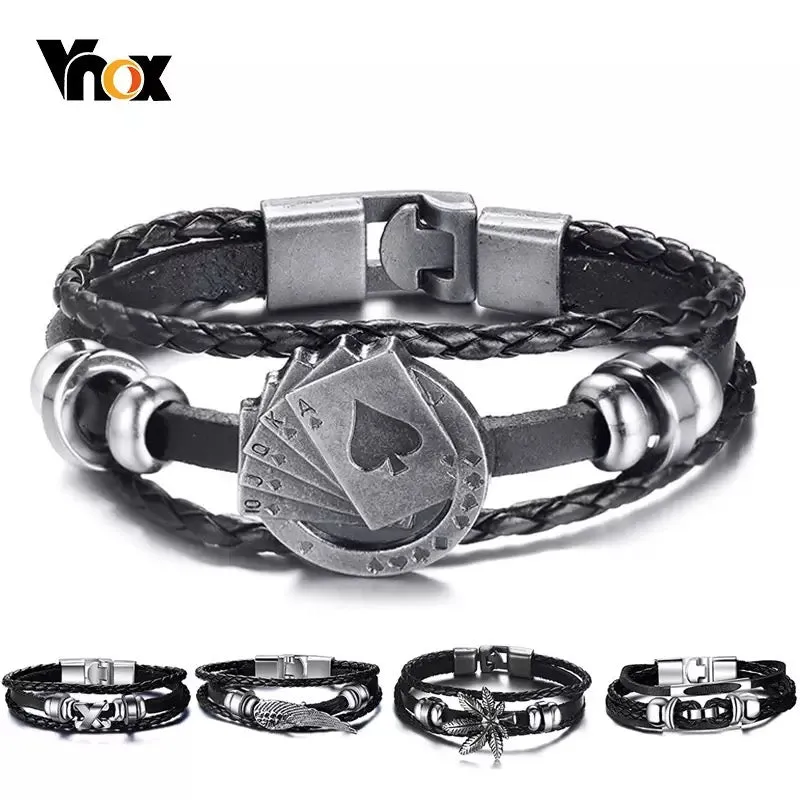 Mens Bracelet - Vintage Playing Cards