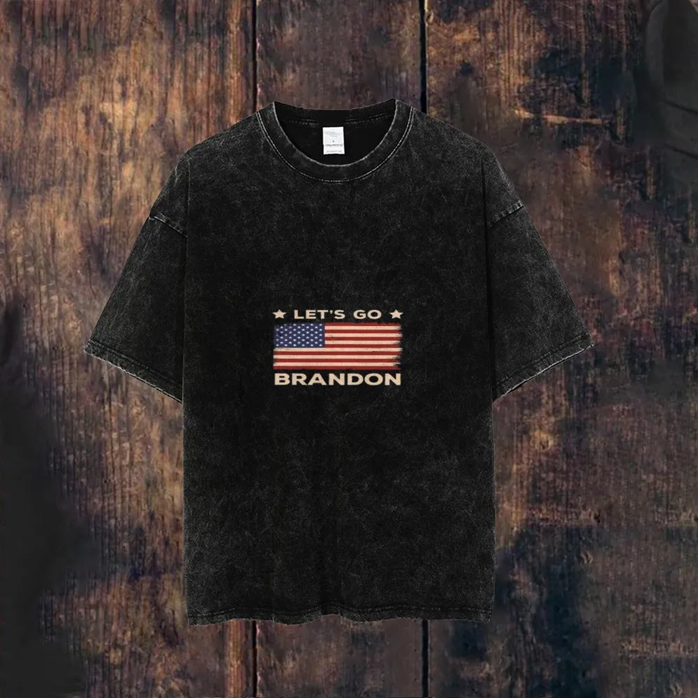 Mens Let's go Brandon Print Tee