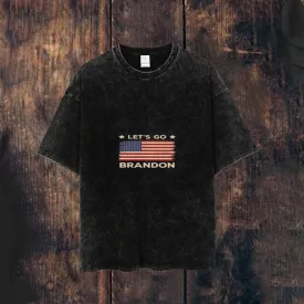 Mens Let's go Brandon Print Tee