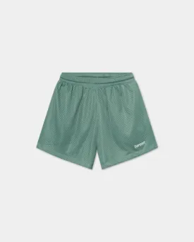 Mesh Shorts, Women - Jadeite