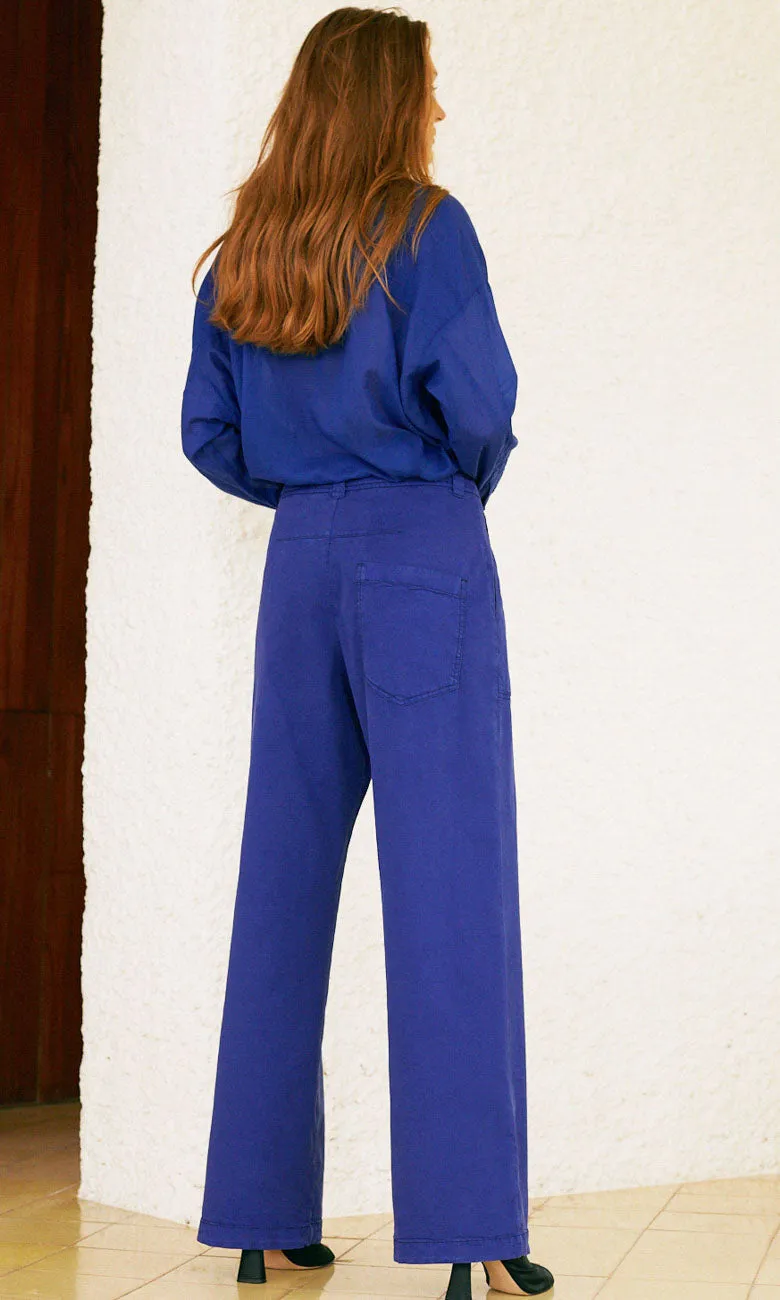 Momoni Eugenie Electric Blue Pants