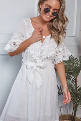 OLD TEMPLATE Shelly Dress - White