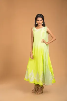 Ombre Kurta Set - Delilah