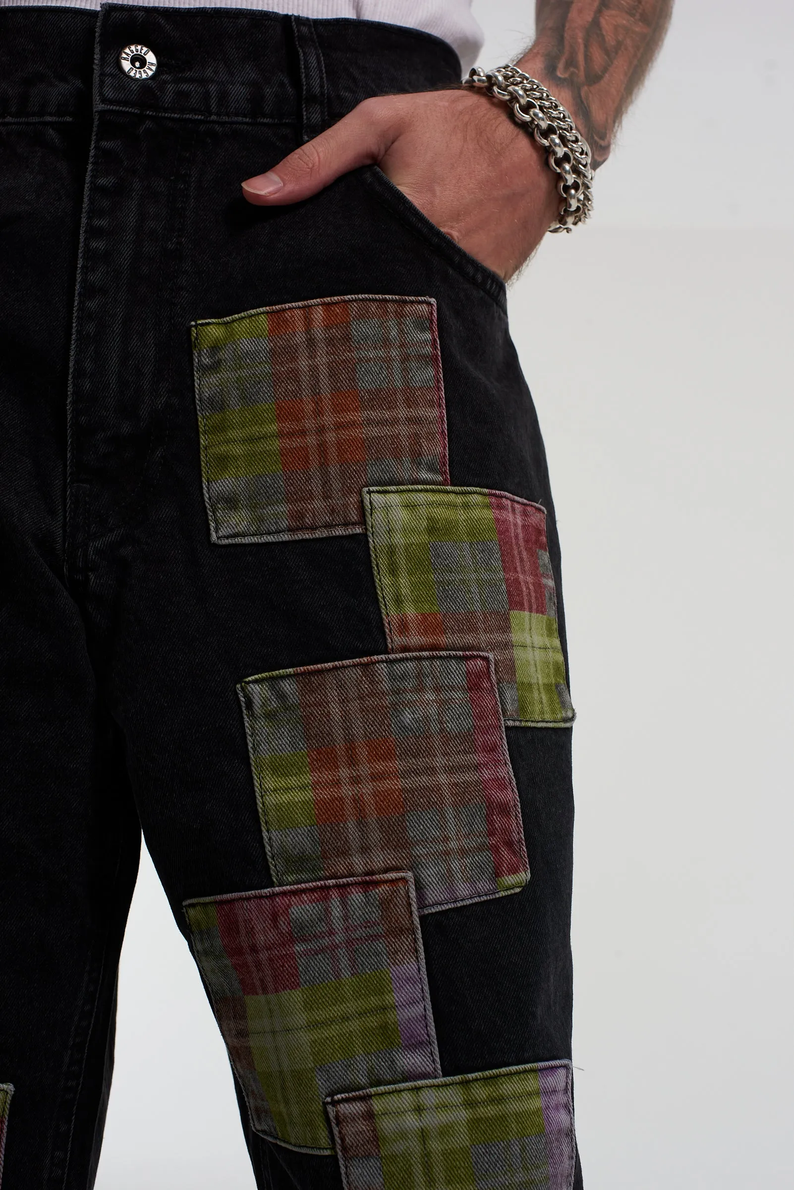 Patchwork Skate Jean
