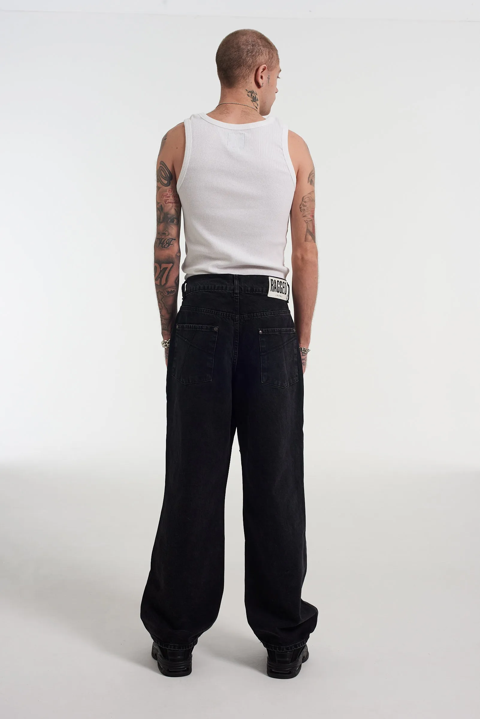 Patchwork Skate Jean
