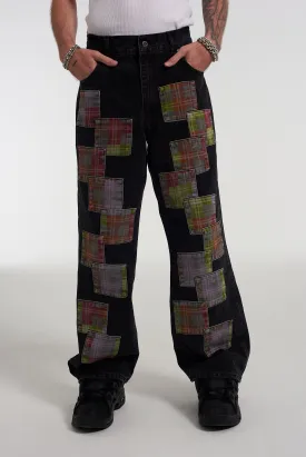 Patchwork Skate Jean