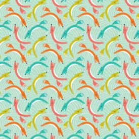 *PRE CUT Dashwood Fablewood - FABL 1166 – Leaping Foxes - 1 Metre