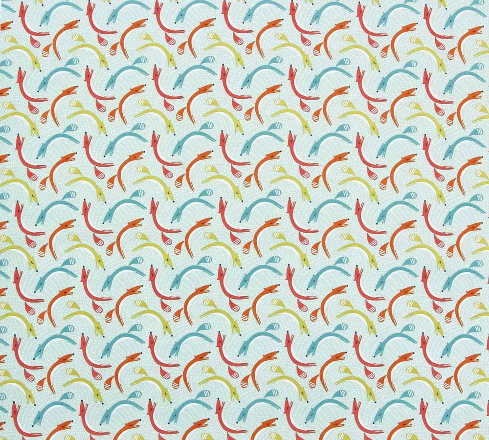 *PRE CUT Dashwood Fablewood - FABL 1166 – Leaping Foxes - 1 Metre
