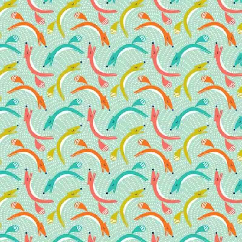 *PRE CUT Dashwood Fablewood - FABL 1166 – Leaping Foxes - 1 Metre
