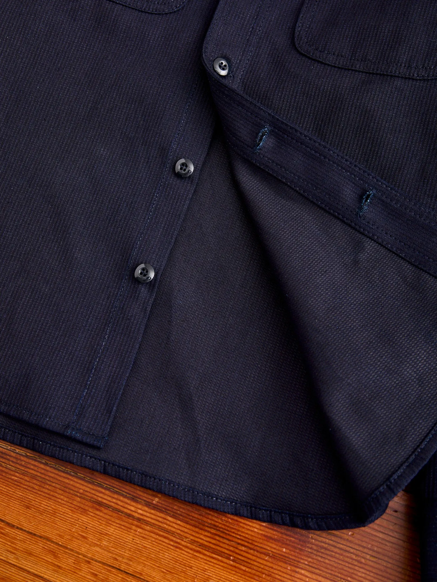 "Field Shirt" in Indigo Whip Cord