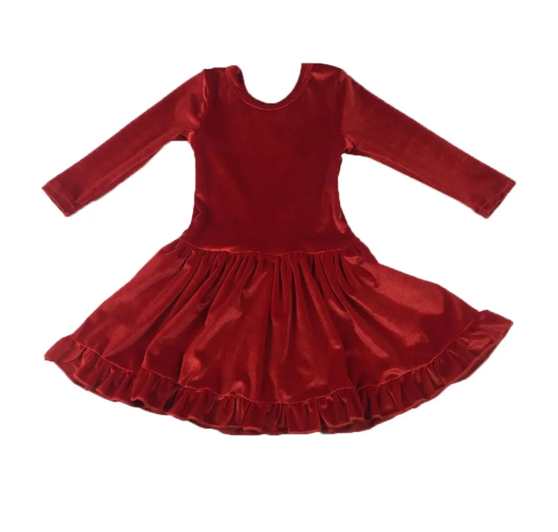 Red Velvet Dress