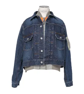 SACAI Denim Blouson Jacket