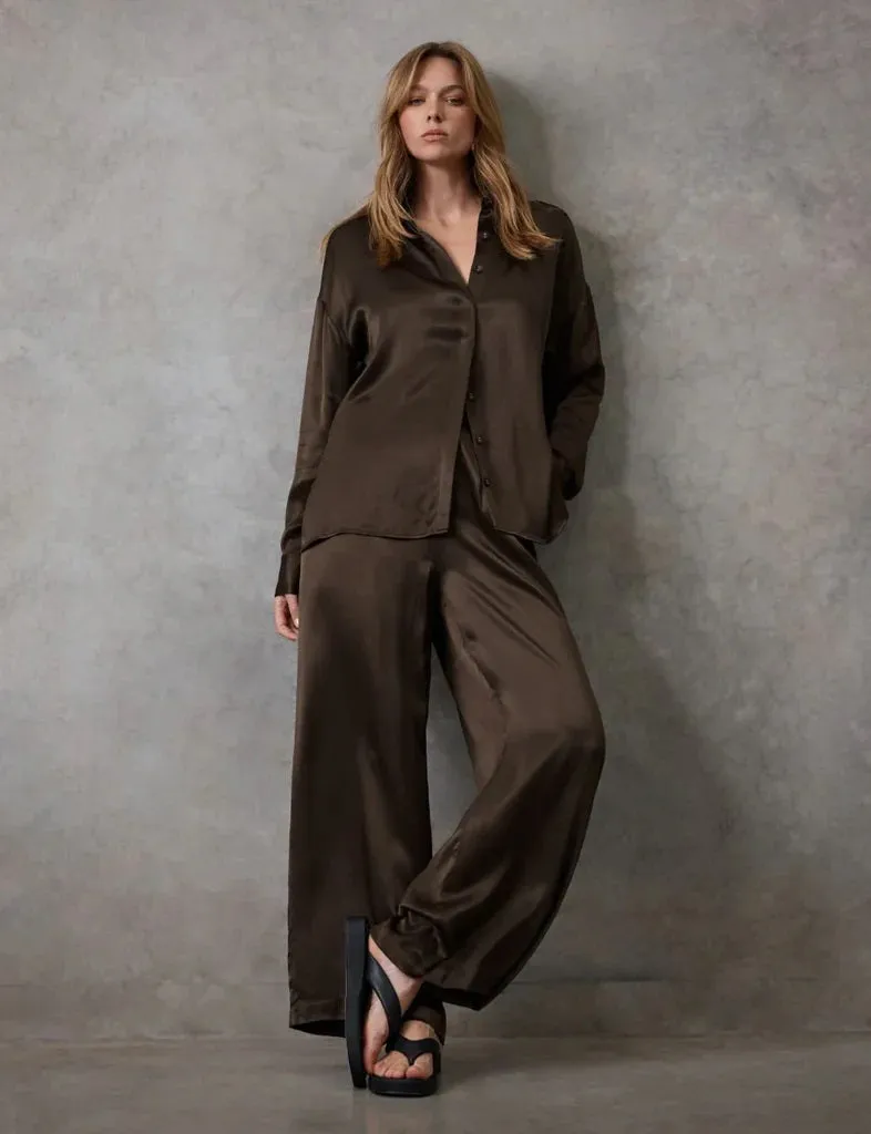 Staple The Label Freja Satin Shirt
