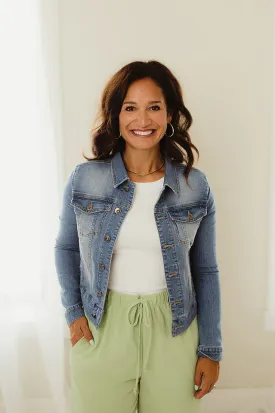 Stretchy Denim Jacket