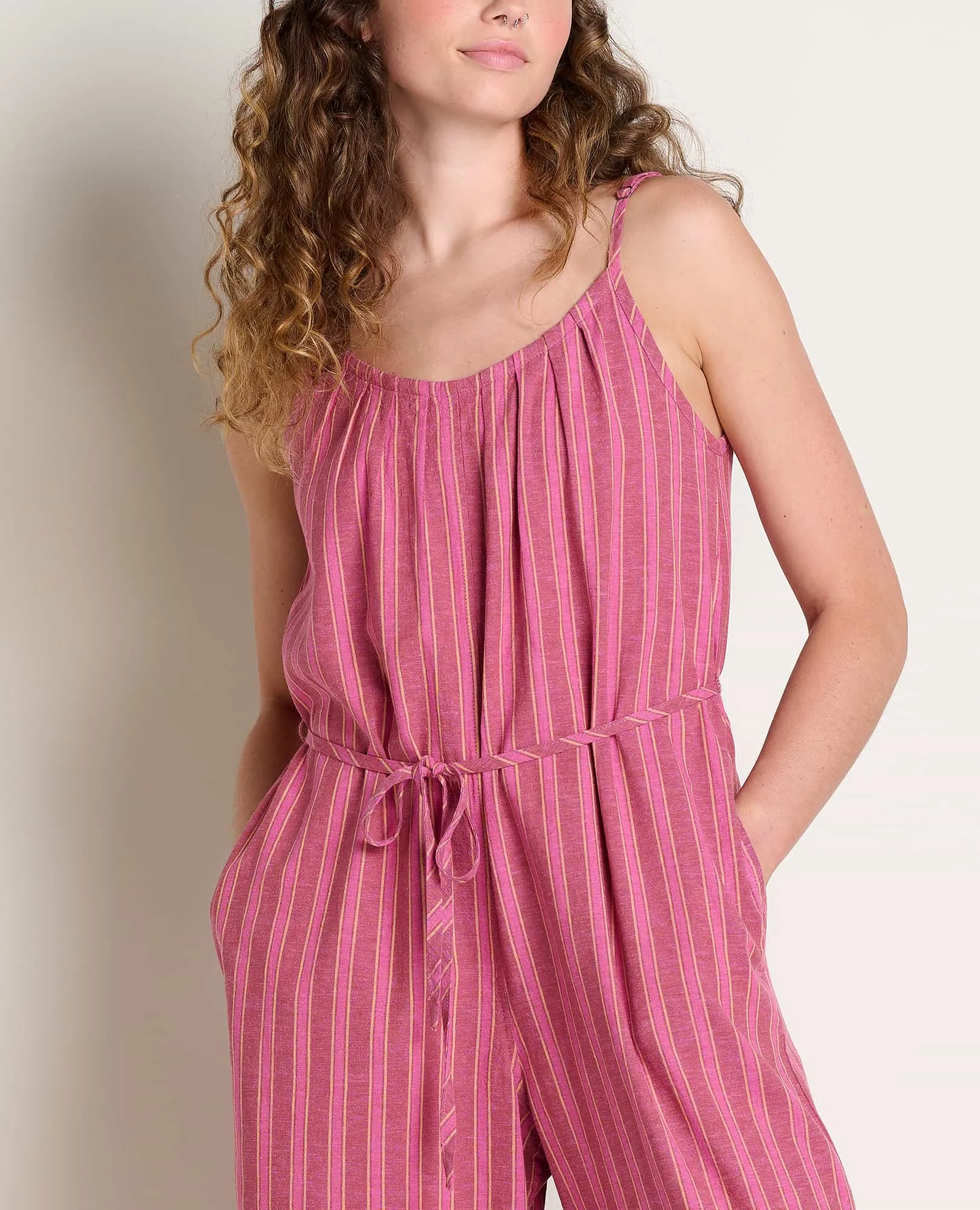 Taj Hemp Strappy Jumpsuit