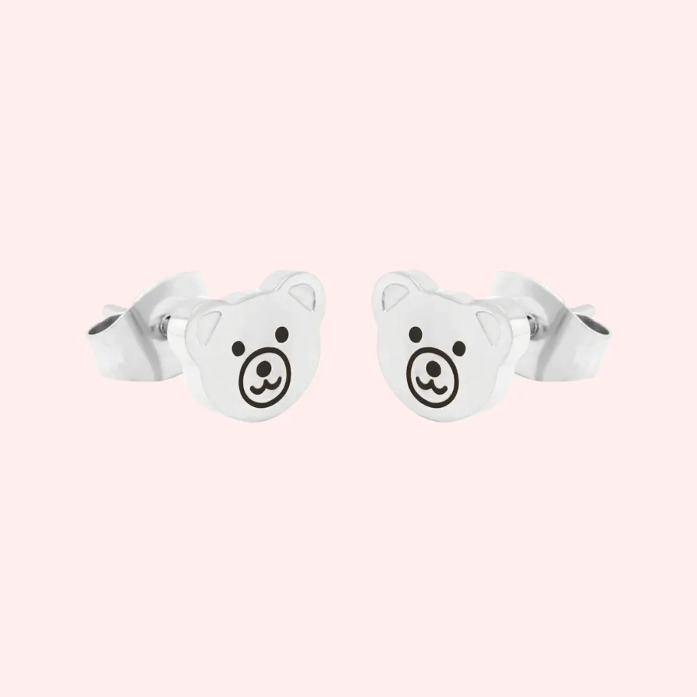 Teddy Face Hypoallergenic Earrings