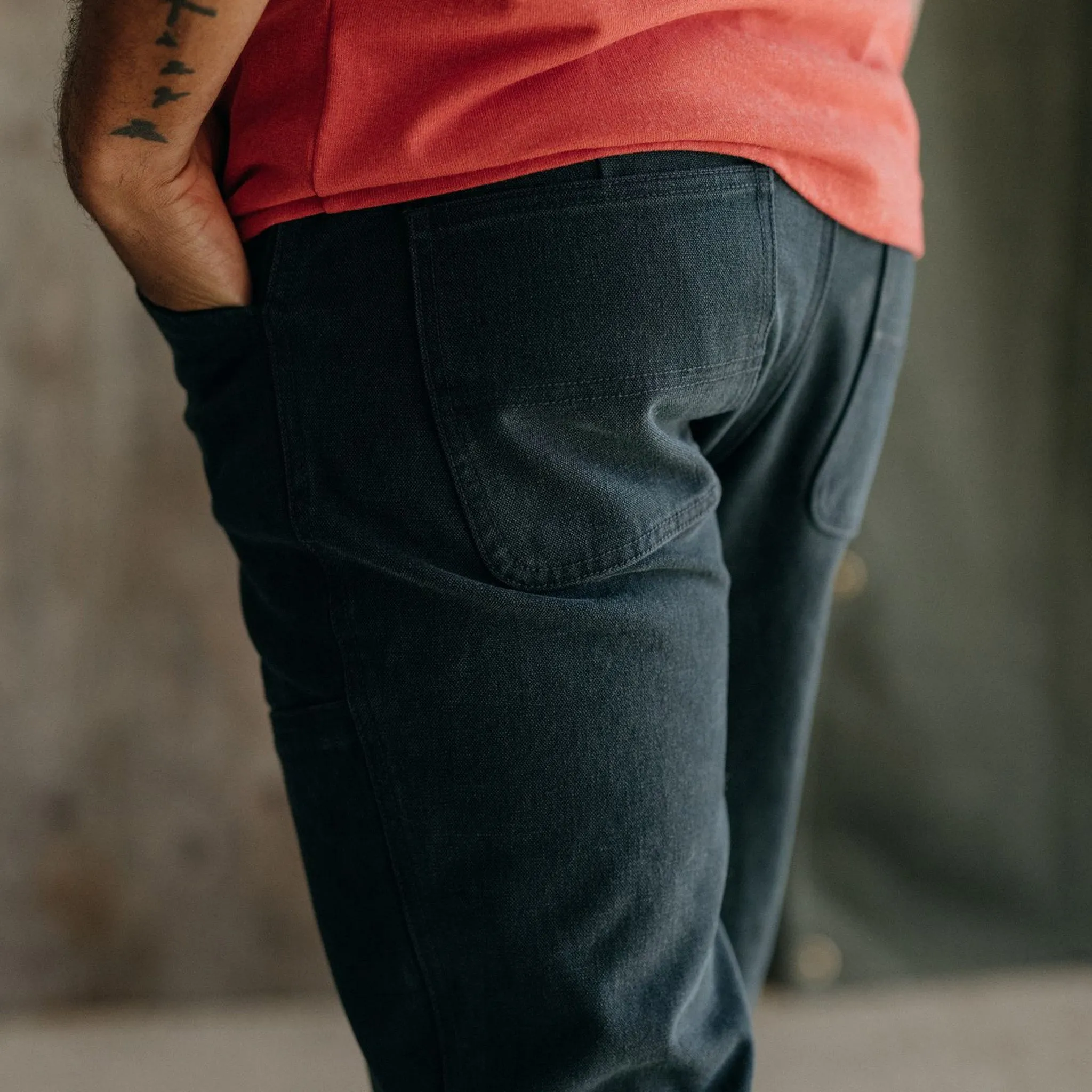 The Chore Pant in Coal Boss Duck