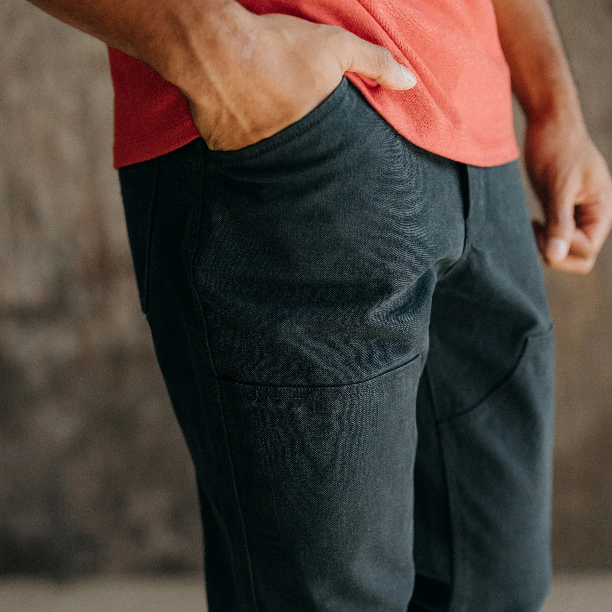 The Chore Pant in Coal Boss Duck