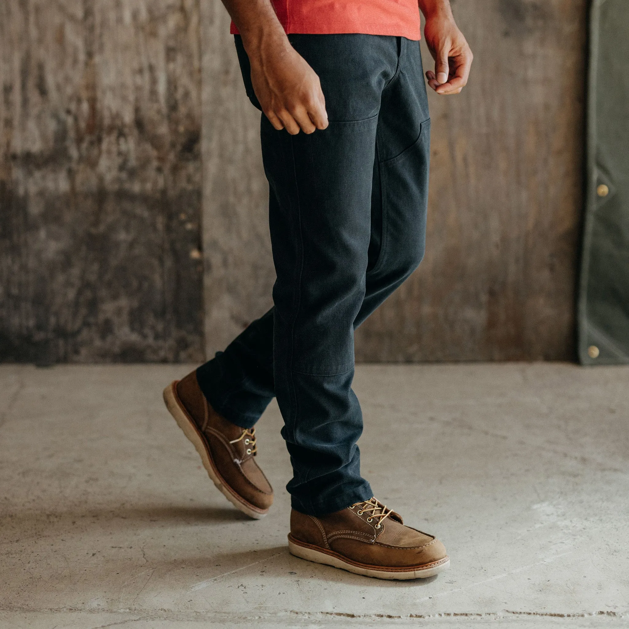 The Chore Pant in Coal Boss Duck